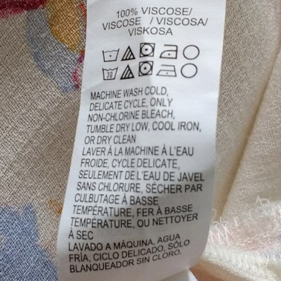 Lucky Brand Floral Peasant Blouse - Picture 8 of 8